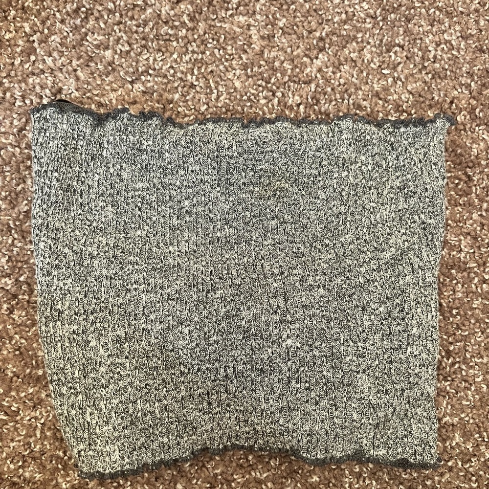 Tie back cropped tube top